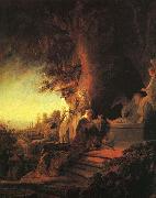 REMBRANDT Harmenszoon van Rijn The Risen Christ Appearing to Mary Magdalen, Germany oil painting artist